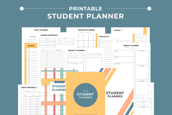 Student Planner Printable Study Planner