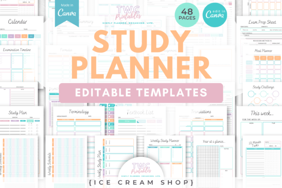 Study Planner Canva