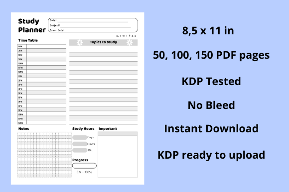 Study Planner KDP