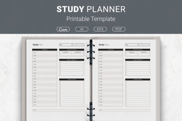 Study Planner Printable
