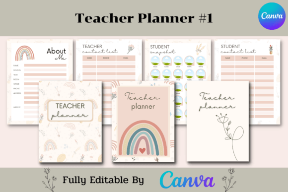Teacher Planner Canva Template